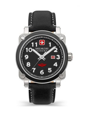 Swiss Military Hanowa Herrenuhr Aerograph Night Vision SMWGB2101302 Edelstahl