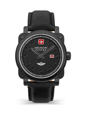 Swiss Military Hanowa Herrenuhr Aerograph Night Vision SMWGB2101330 Edelstahl