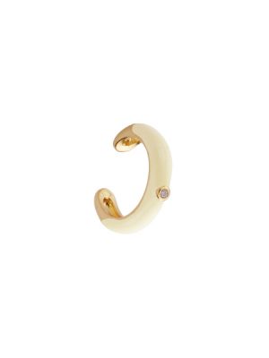 XENOX Ohrklemme - XS91272G 925 Silber vergoldet, Zirkonia gold