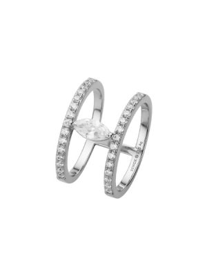 XENOX Ring - XS91206/54 925 Silber, Zirkonia silber