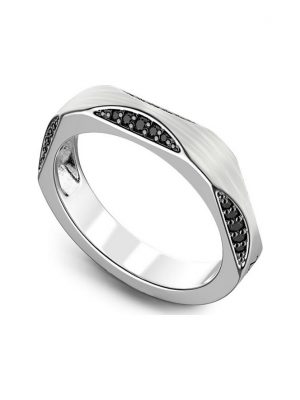 Zancan Herrenring ESA007 925er Silber