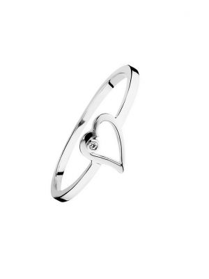 Caï Damenring 135270169-052 925er Silber rhodiniert