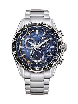 Citizen Chronograph Eco-Drive Radio-Controlled CB5914-89L Edelstahl