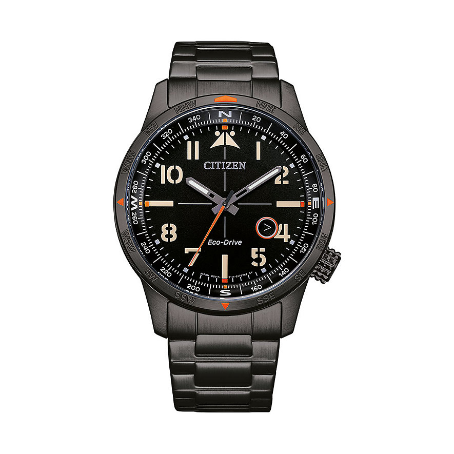 Citizen Herrenuhr Eco Drive BM7555-83E Edelstahl