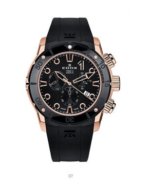 Edox Herrenuhr CO-1 Chronograpf 10250 37R NIR