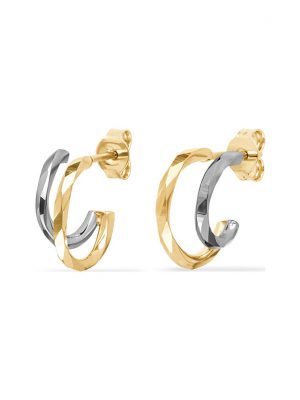 FAVS Creolen 88403452 585er Gelbgold, 585er Weißgold