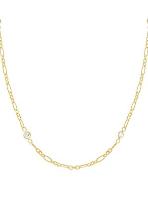 Nomination Halskette - Bella - 146687/036 925 Silber vergoldet, Zirkonia gold