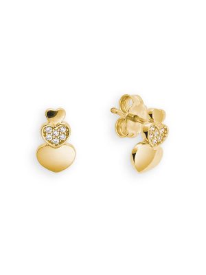 Palido Ohrstecker - Mein Tagebuch - Sehnsucht K12119G 585 Gold, Zirkonia gold