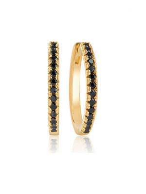 Sif Jakobs Jewellery Creolen SJ-E2869-BK-YG 925er Silber
