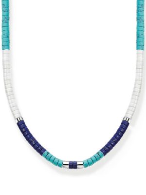 Thomas Sabo Halskette - KE2159-058-7-L38V 925 Silber, Edelstein blau