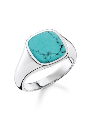 Thomas Sabo Ring - 66 925 Silber, Edelstein türkis
