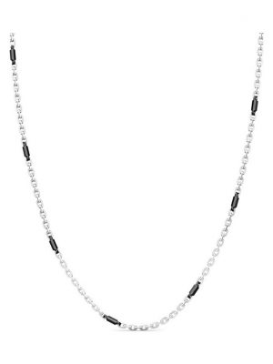 Zancan Kette EXC381-N-60 925er Silber, Keramik