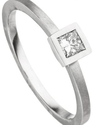 JOBO Fingerring "Ring mit Diamant 0,20 ct.", 950 Platin