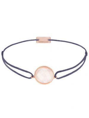 Momentoss Filo Armband - Textil - Lila - Rosenquarz - 21203016 lila