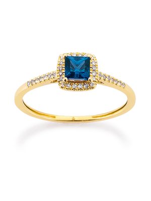 Palido Ring - 54 585 Gold, Diamant, Edelstein gold