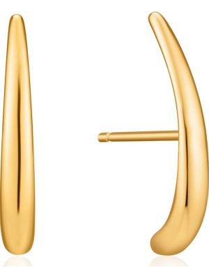 Damen-Ohrstecker Luxe Lobe Hook Stud 925er Silber Ania Haie Gold