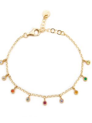 Luca Lorenzini Armband - BRB690-M1 925 Silber vergoldet, Zirkonia gold