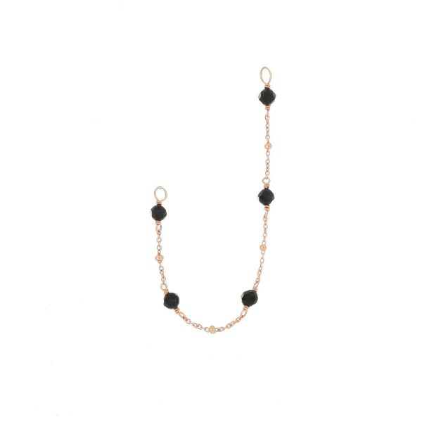 Maman et Sophie Charm für Ohrschmuck - coptaspr 750 Gold, Edelstein rosegold
