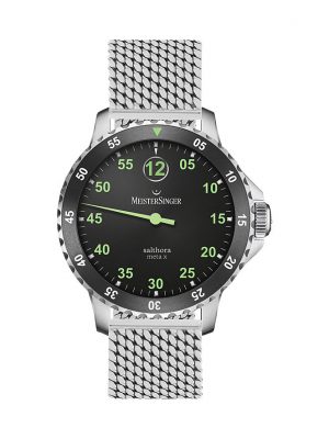 MeisterSinger Herrenuhr Klassik Plus SAMX902GR