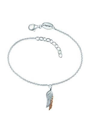 Engelsrufer Armband - Wings - ERB-WINGDUO-BIR 925 Silber, 925 Silber vergoldet, Zirkonia silber