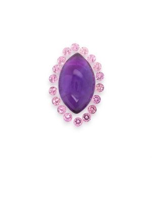 GEMS by Goettgen Edelstein Amethyst & Spinell 3,64ct. & 0,65ct.