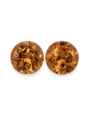 GEMS by Goettgen Edelstein Mandarin Granat Paar 0,63-0,72ct.