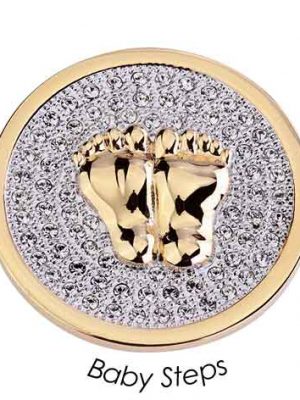 Quoins Charm - Baby Steps - QMOA-32L-G gold