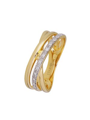 Stardiamant Ring - 52 585 Gold, Diamant gold