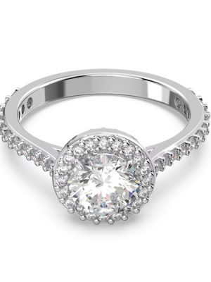 Swarovski Ring - 55 Metall, Swarovski Kristall silber