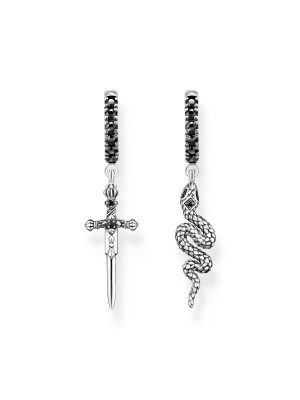 Thomas Sabo Creolen - Snake - CR713-643-11 925 Silber, Zirkonia silber