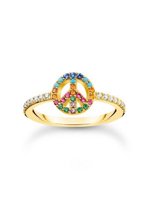 Thomas Sabo Ring - 54 750 Gold, 925 Silber gold
