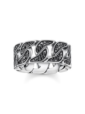 Thomas Sabo Ring - 60 925 Silber, Zirkonia schwarz