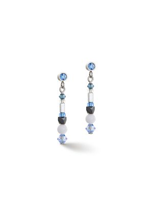 Coeur de Lion Ohrringe - 454321.0700.0 Edelstahl, Swarovski Kristall blau