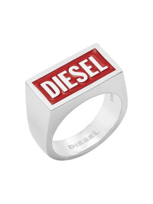 Diesel Herrenring DX1366040 Edelstahl