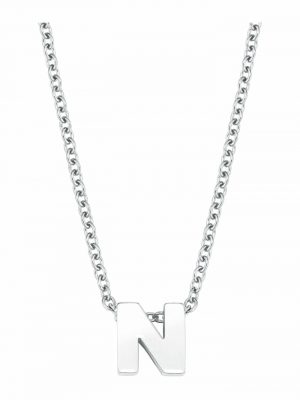 Kette mit Anhänger Unisex, Edelstahl, N amor Silber