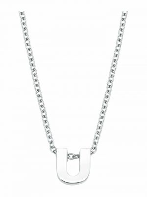 Kette mit Anhänger Unisex, Edelstahl, U amor Silber