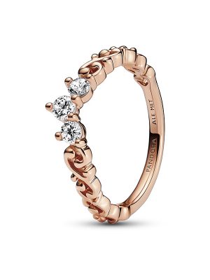 Pandora Ring - 182232C01 925 Silber vergoldet, Zirkonia rosegold