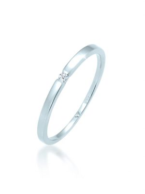 Ring Verlobungsring Diamant (0.015 Ct.) 585 Weißgold Elli DIAMONDS Weiß