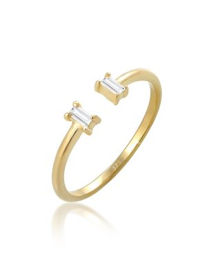 Ring Verlobungsring Topas Edelstein Offen 375 Gelbgold Elli Premium Gold