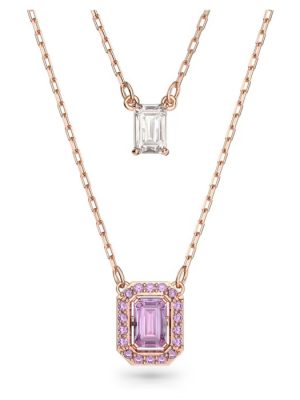 Swarovski Halskette - MILLENIA - 5640558 Metall, Swarovski Kristall rosa