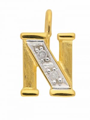 585 Gold Buchstabenanhänger mit Diamant 1001 Diamonds Gold