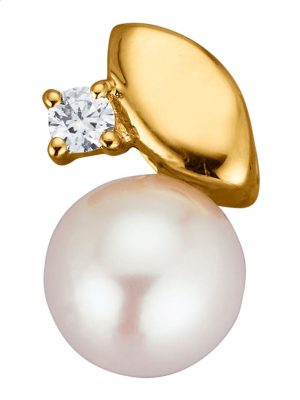 Anhänger mit Akoya-Zuchtperle Diemer Perle Weiß