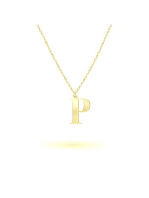 Anhänger mit Kette 925/- Sterling Silber 45cm Glänzend Beka & Bell Gelb