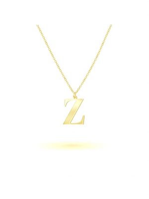 Anhänger mit Kette 925/- Sterling Silber 45cm Glänzend Beka & Bell Gelb
