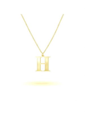 Anhänger mit Kette 925/- Sterling Silber 45cm Glänzend Beka & Bell Gelb