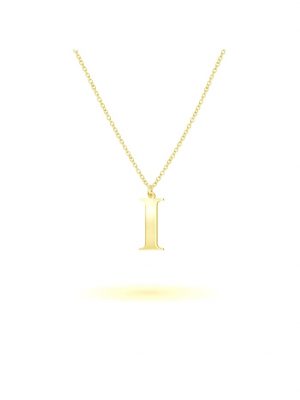 Anhänger mit Kette 925/- Sterling Silber 45cm Glänzend Beka & Bell Gelb