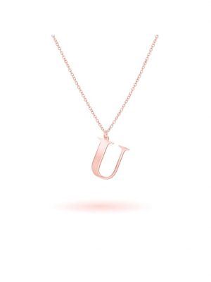 Anhänger mit Kette 925/- Sterling Silber 45cm Glänzend Beka & Bell Rot