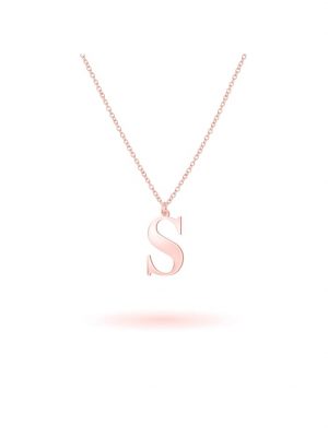 Anhänger mit Kette 925/- Sterling Silber 45cm Glänzend Beka & Bell Rot