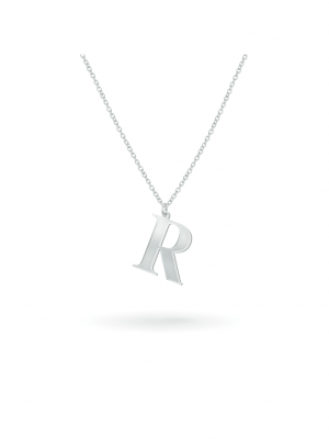 Anhänger mit Kette 925/- Sterling Silber 45cm Glänzend Beka & Bell Weiß