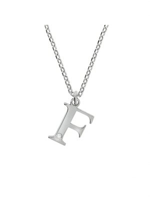 Anhänger mit Kette 925/- Sterling Silber Diamant weiß Diamant 45+3cm Glänzend 0,008ct. Diamonds by Ellen K. Weiß